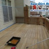 Deck and area prepped